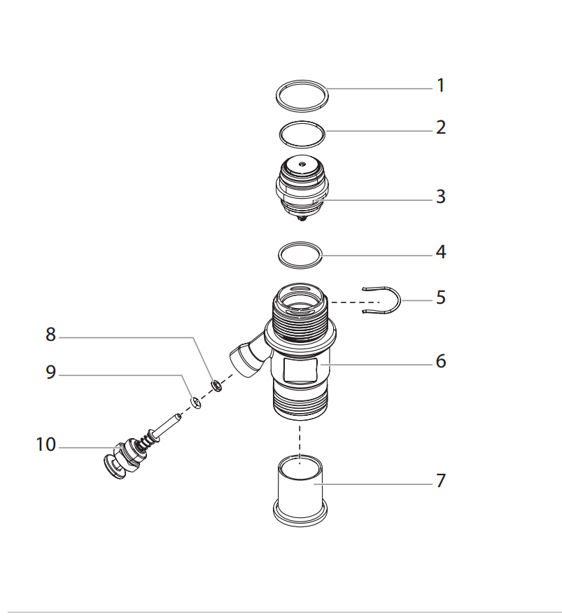 Elite 4500 Inlet Valve Body Assembly Parts